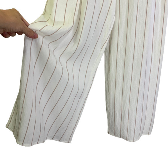 ASTR THE LABEL White Stripe Keeley Jumpsuit - Picture 9 of 15